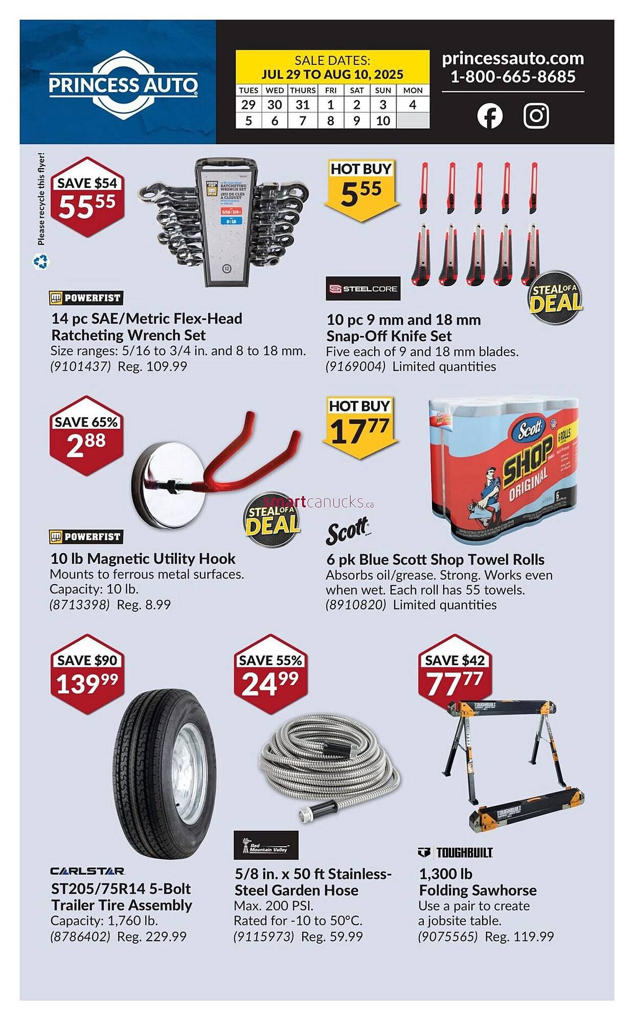 Princess Auto flyer