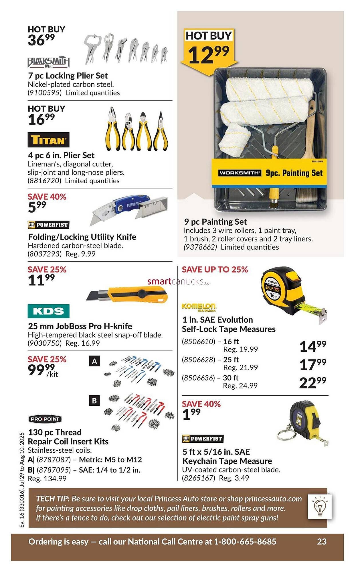 Princess Auto flyer