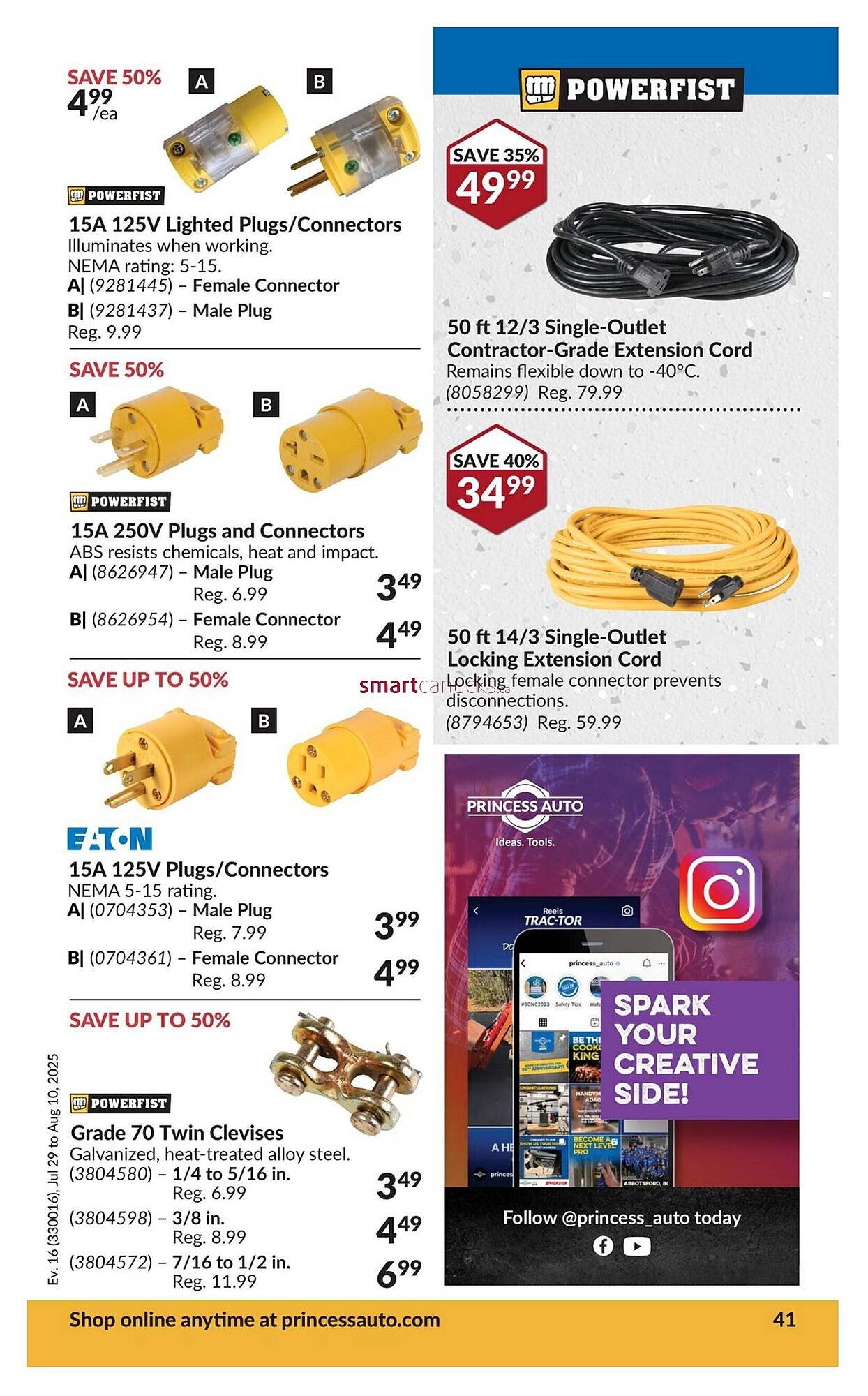 Princess Auto flyer