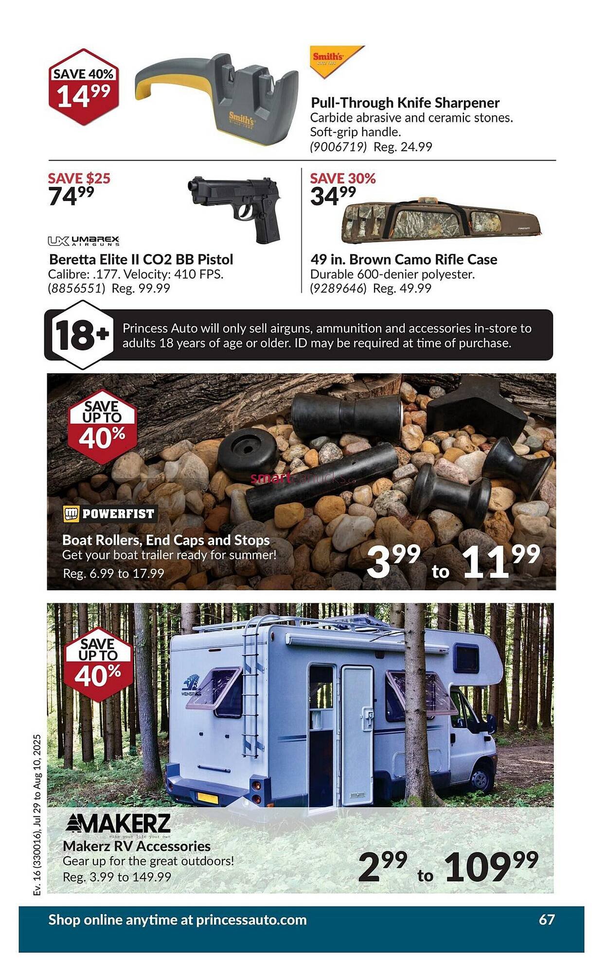 Princess Auto flyer