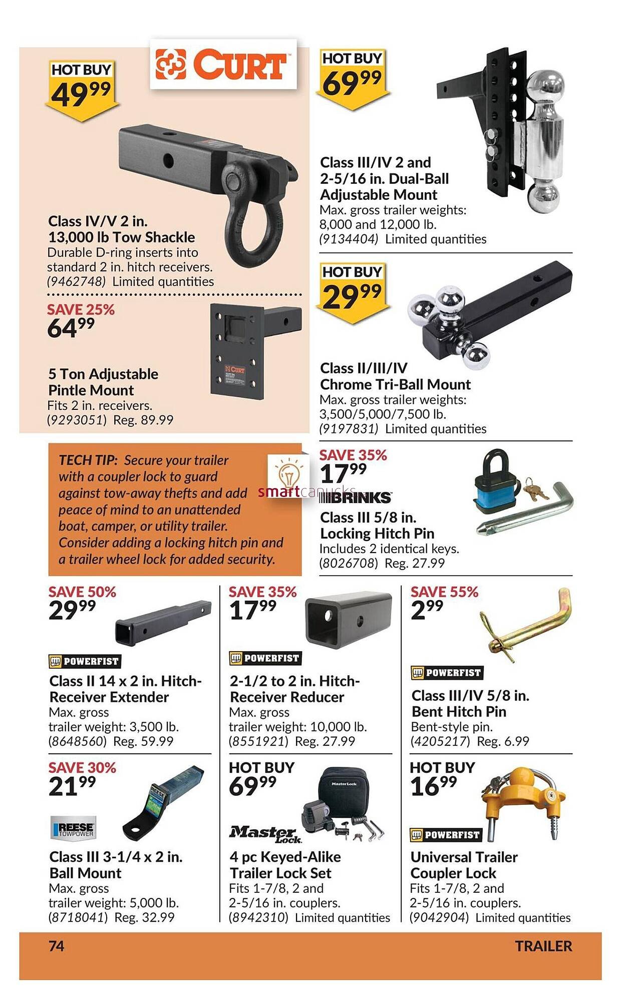 Princess Auto flyer