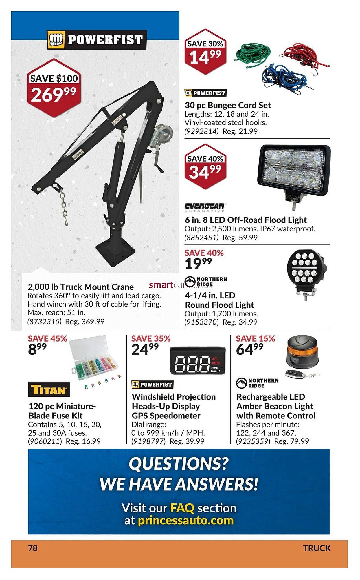 Princess Auto flyer