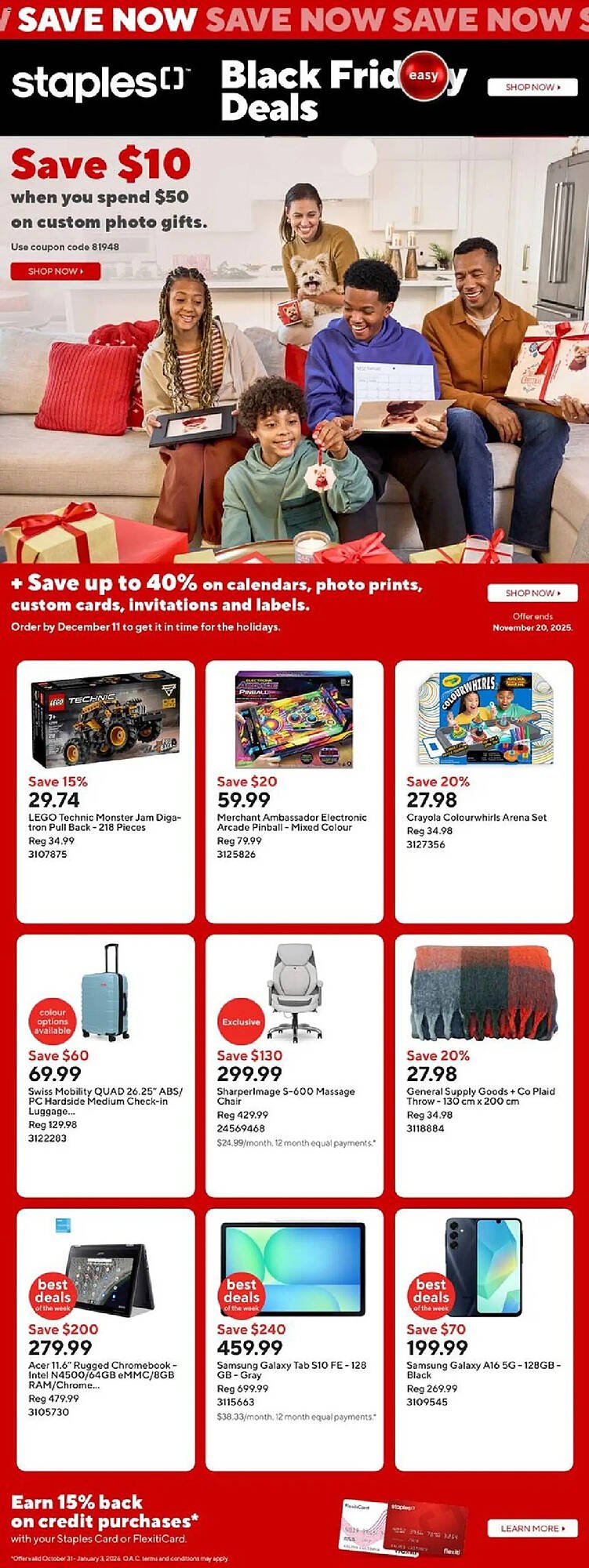 Staples flyer (2025-10-31 - 2026-01-03) | 1