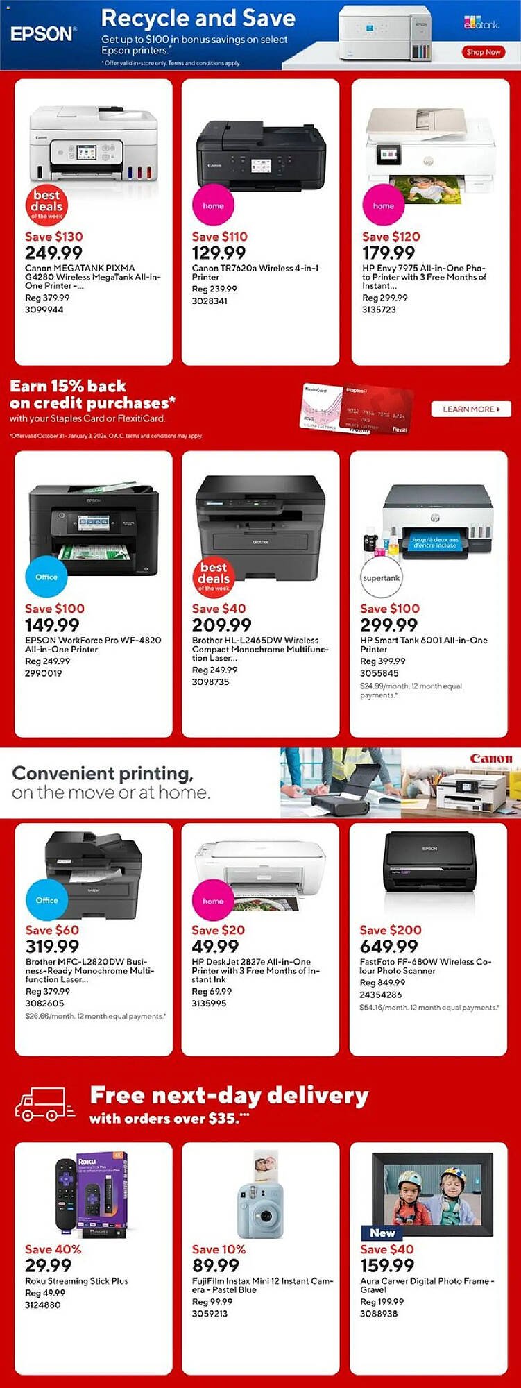 Staples flyer (2025-10-31 - 2026-01-03) | 14