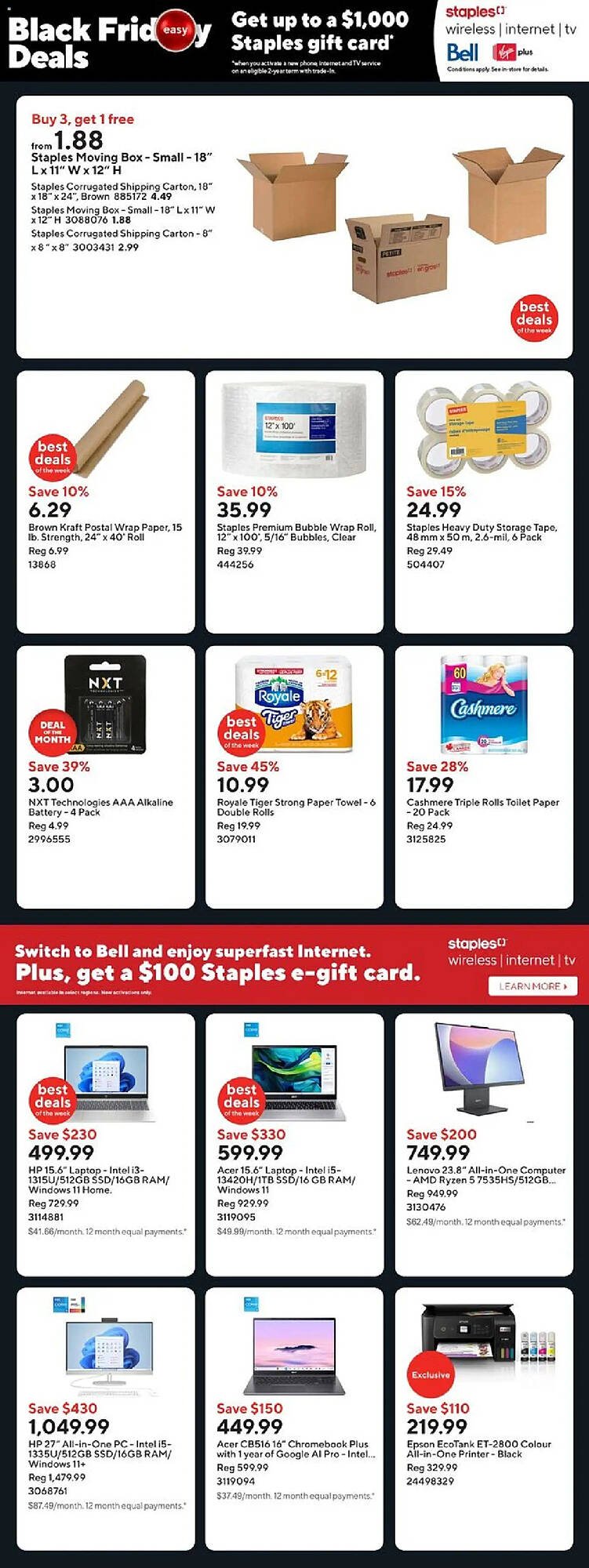 Staples flyer (2025-10-31 - 2026-01-03) | 3
