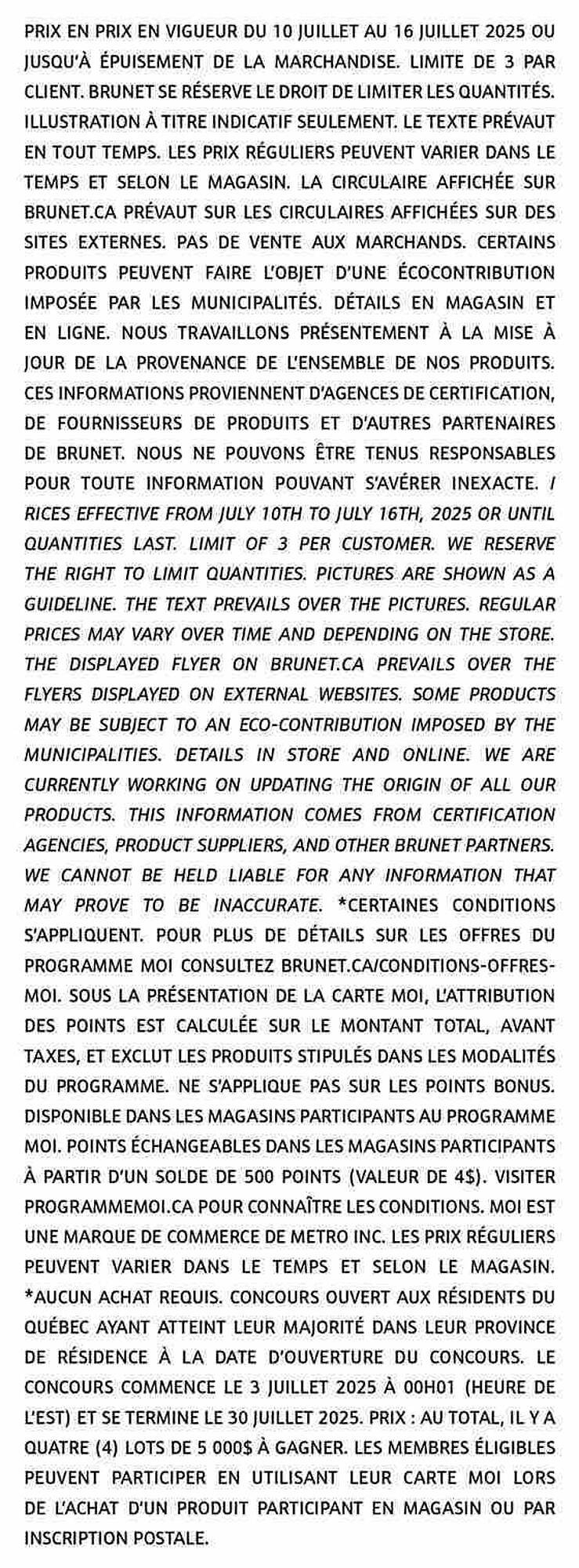 Brunet flyer