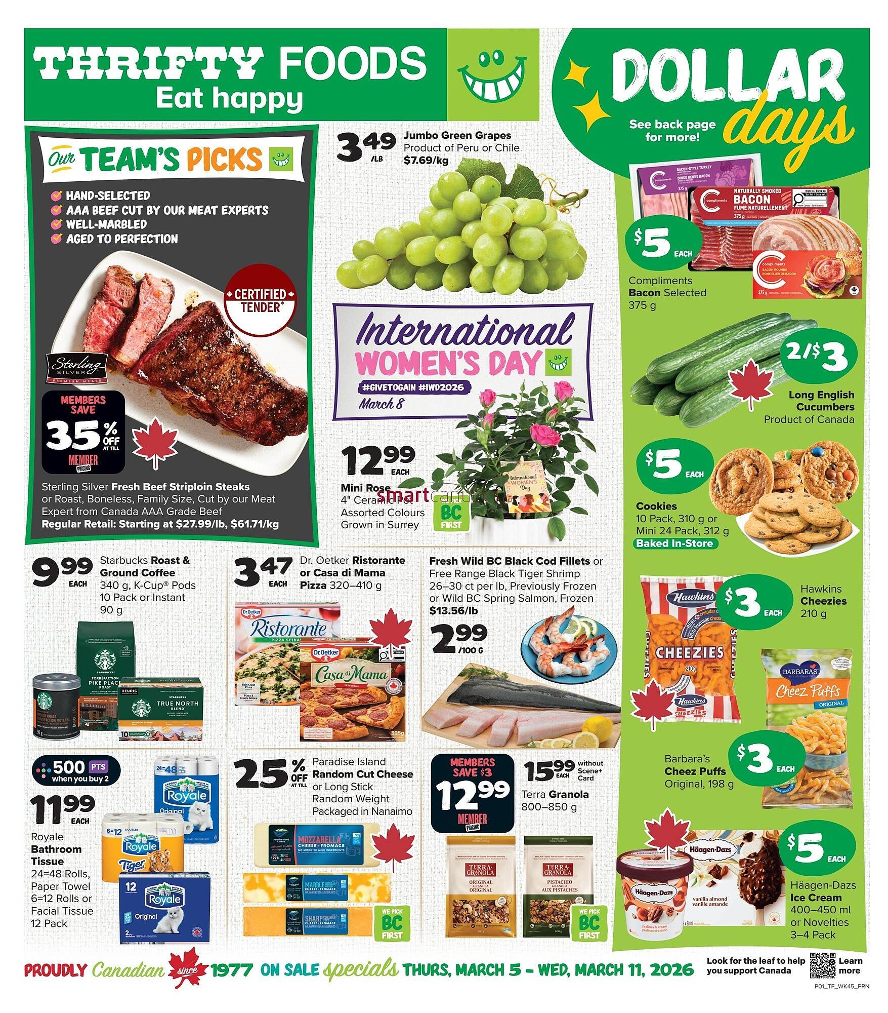 Thrifty Foods flyer (2026-03-05 - 2026-03-11) | 1