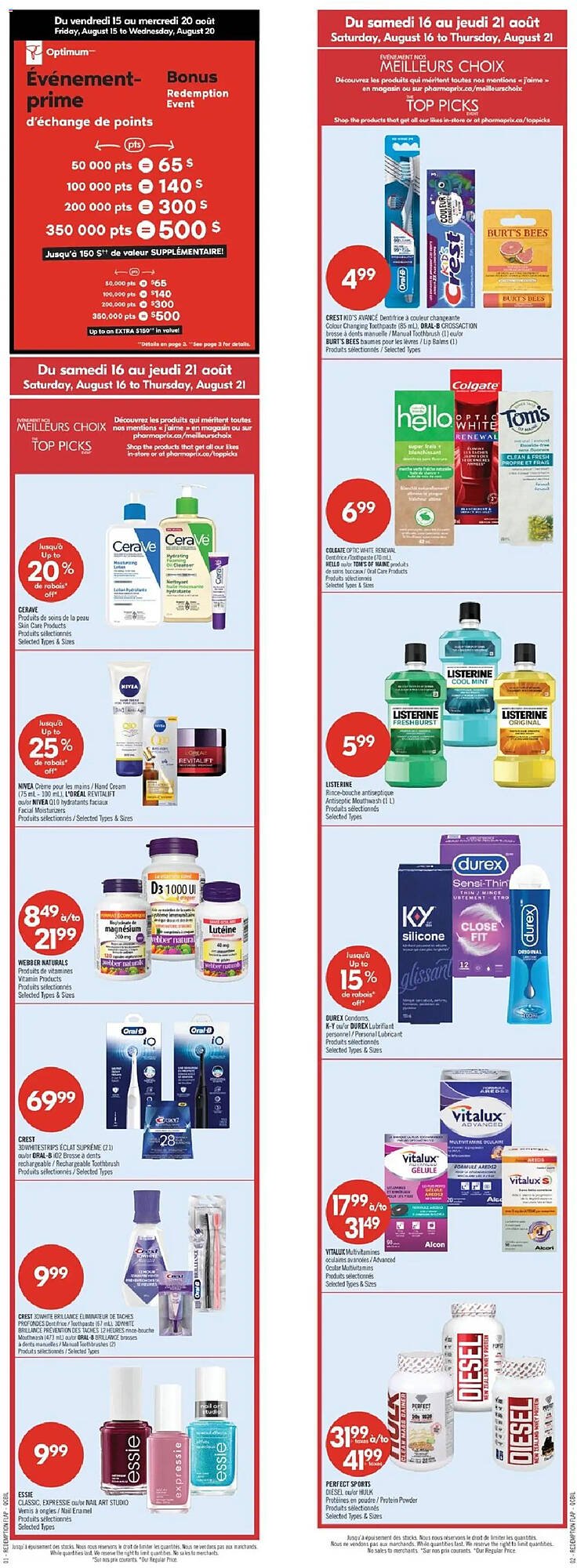 Pharmaprix flyer