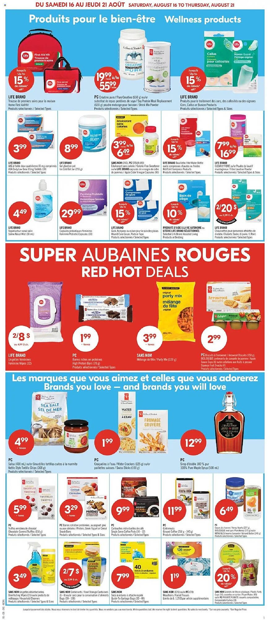 Pharmaprix flyer
