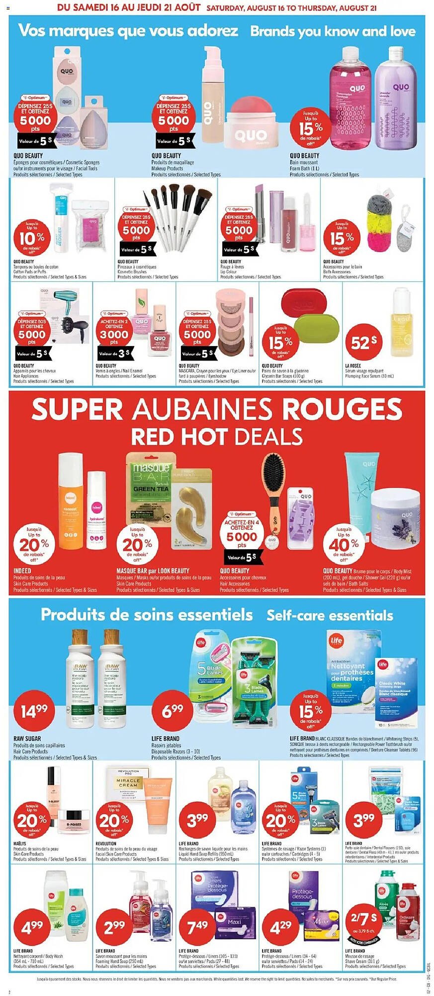 Pharmaprix flyer