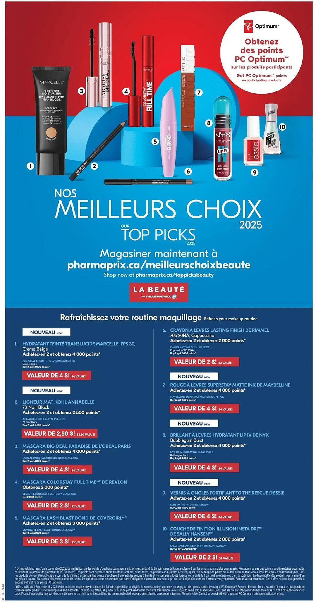 Pharmaprix flyer