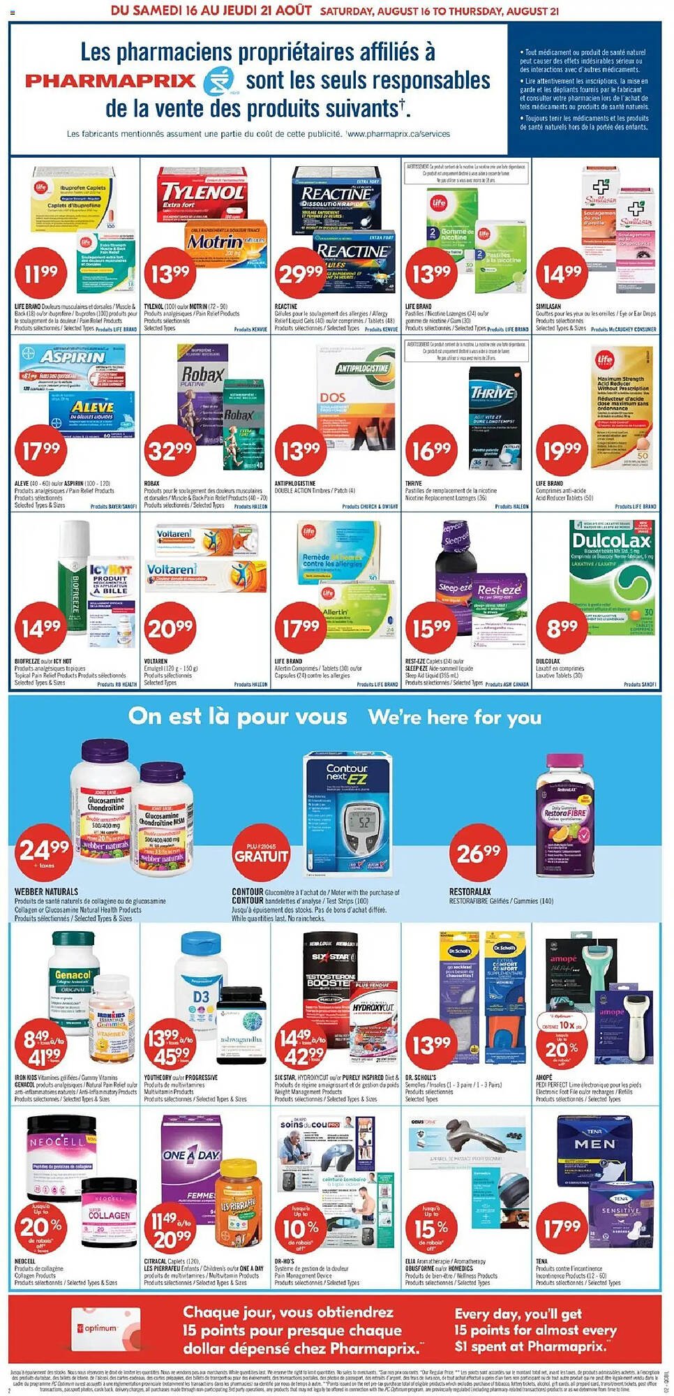Pharmaprix flyer