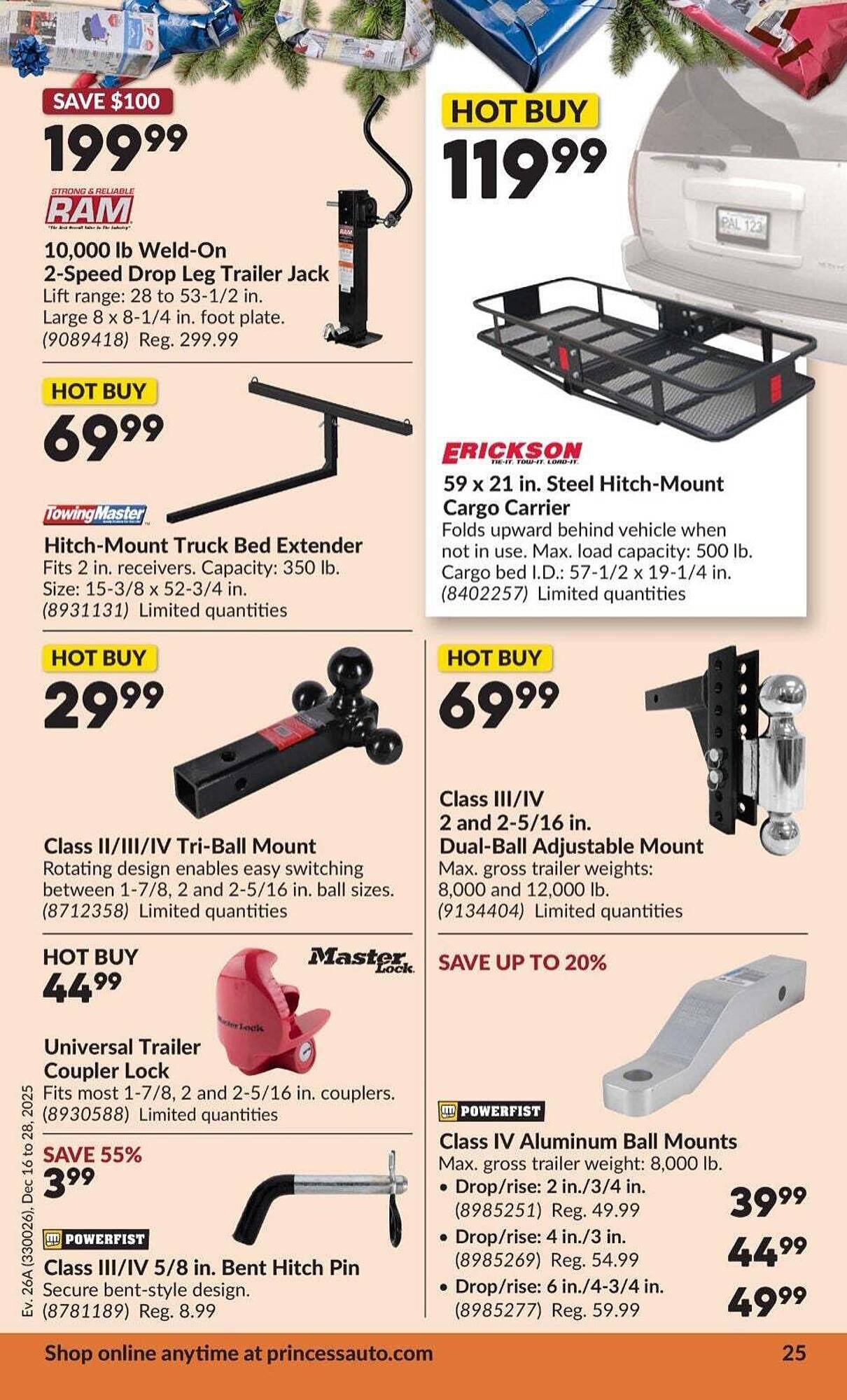 Princess Auto flyer (2025-12-12 - 2025-12-19) | 30