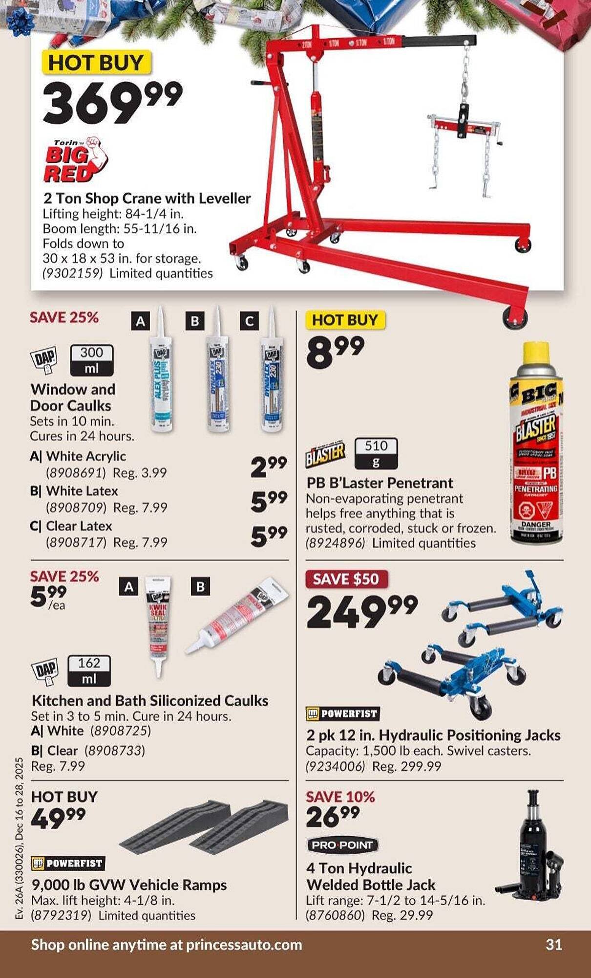 Princess Auto flyer (2025-12-12 - 2025-12-19) | 36