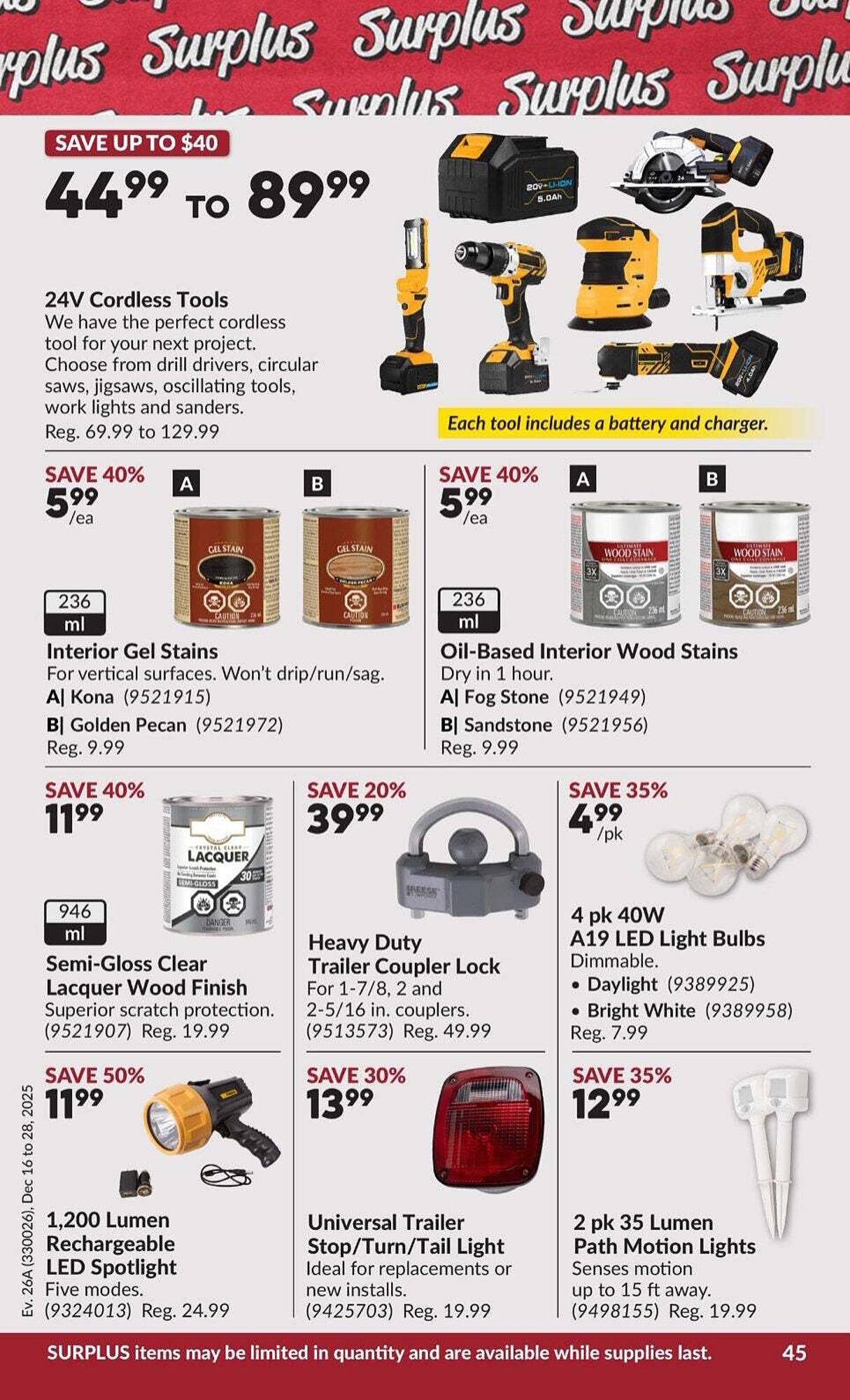 Princess Auto flyer (2025-12-12 - 2025-12-19) | 50