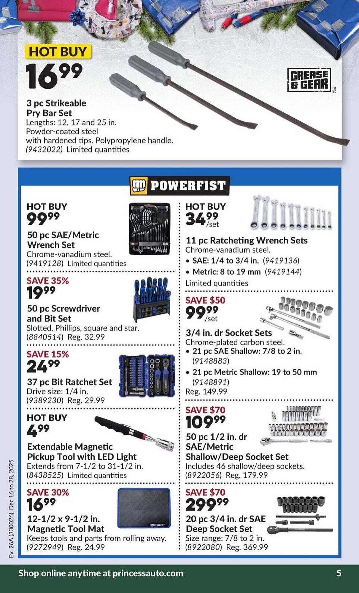 Princess Auto flyer (2025-12-12 - 2025-12-19) | 10