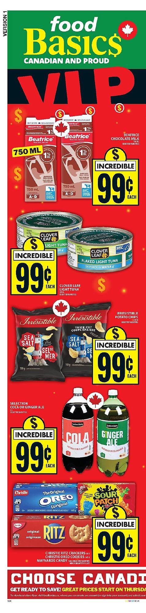 Food Basics flyer