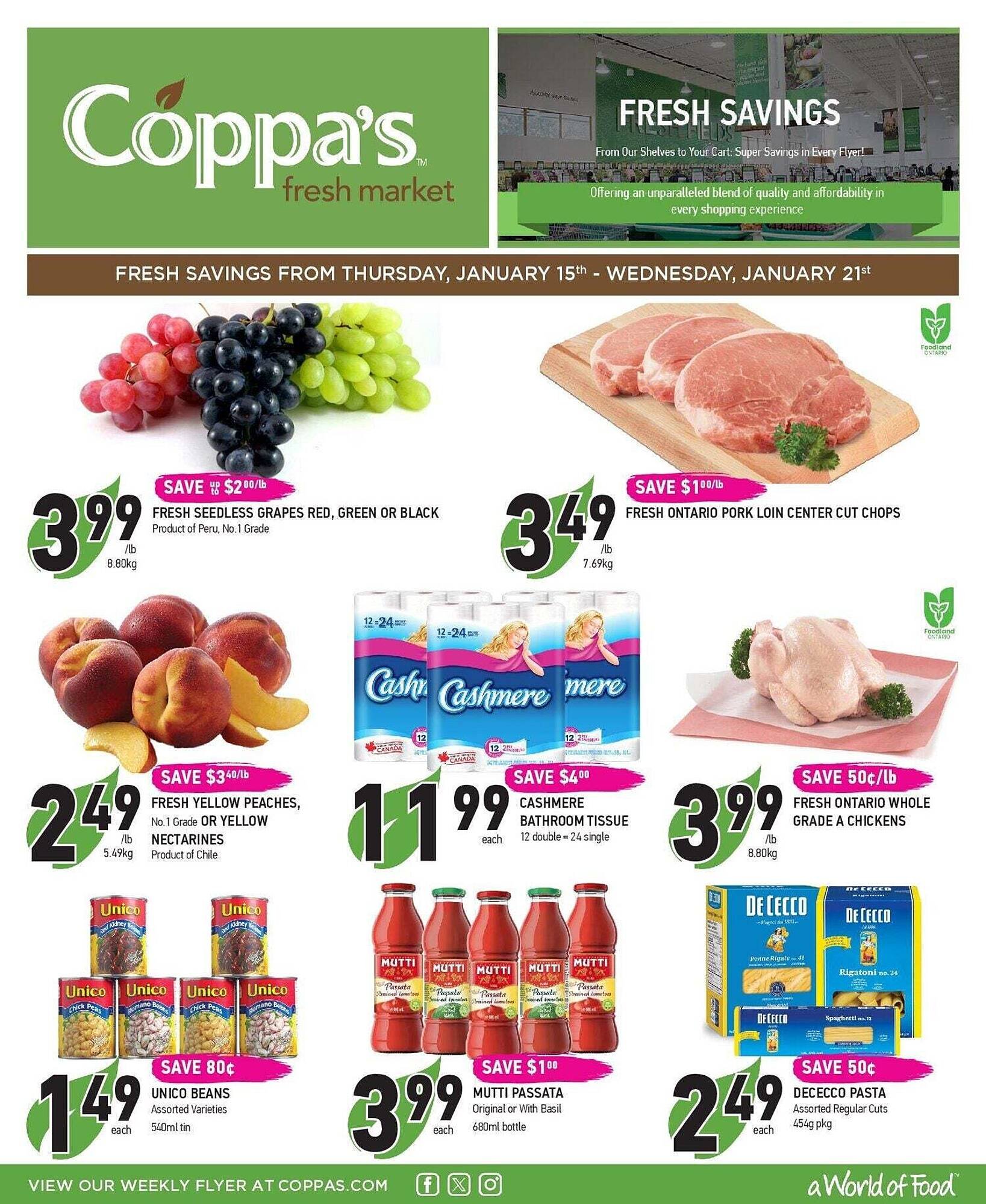 Coppa's Fresh Market flyer (2026-01-15 - 2026-01-19) | 1