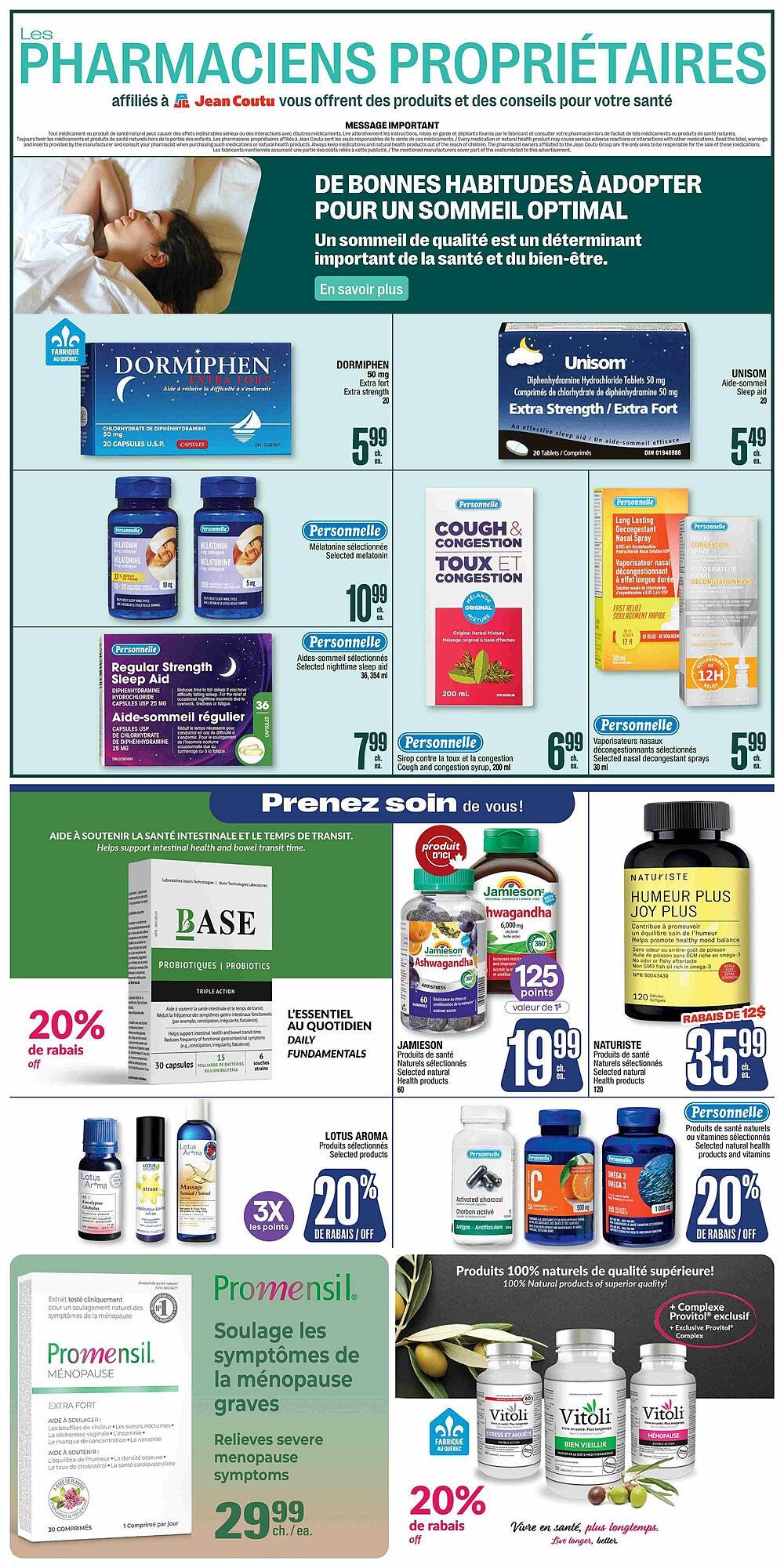 Jean Coutu flyer