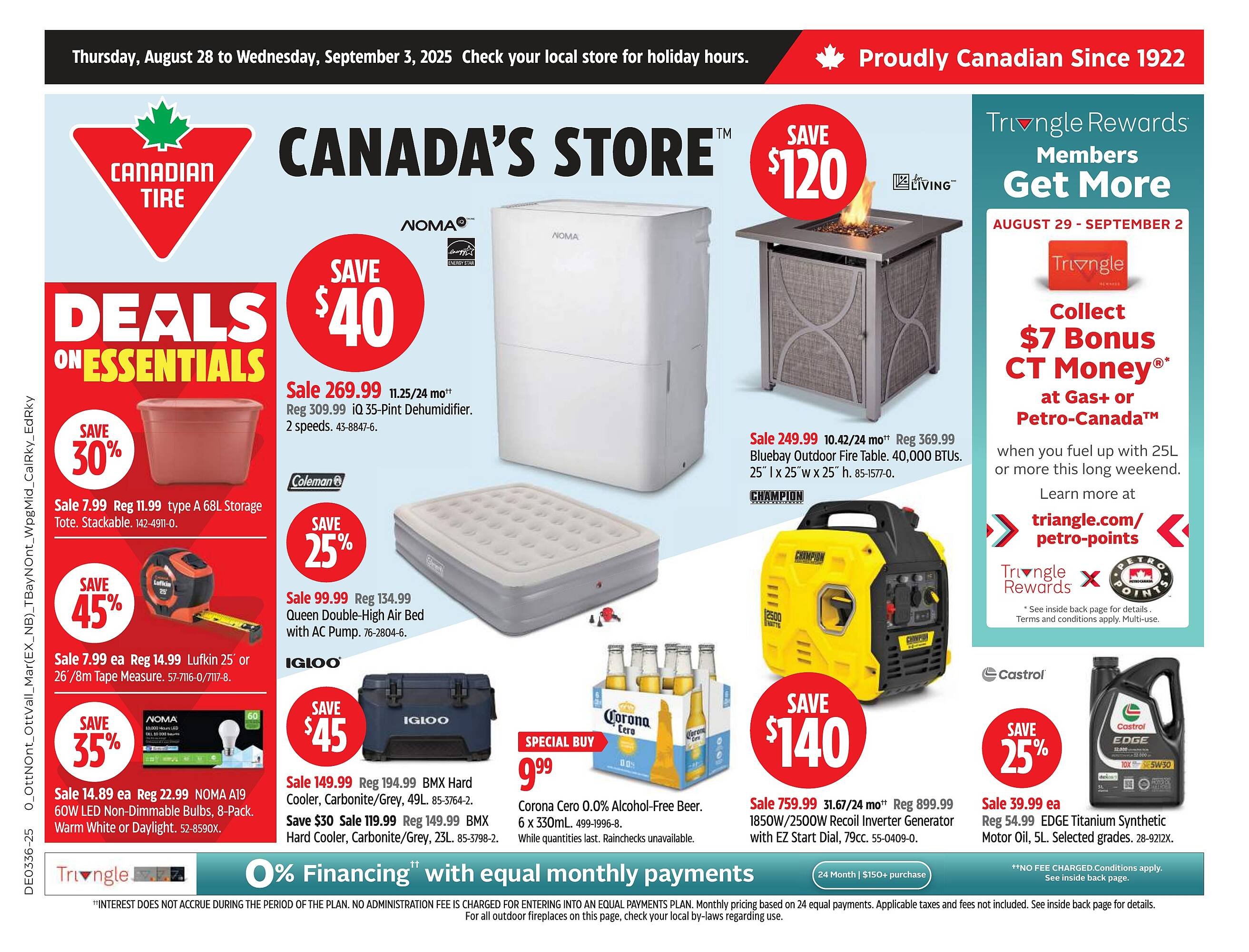 Canadian Tire flyer (2025-08-28 - 2025-09-03) | 1
