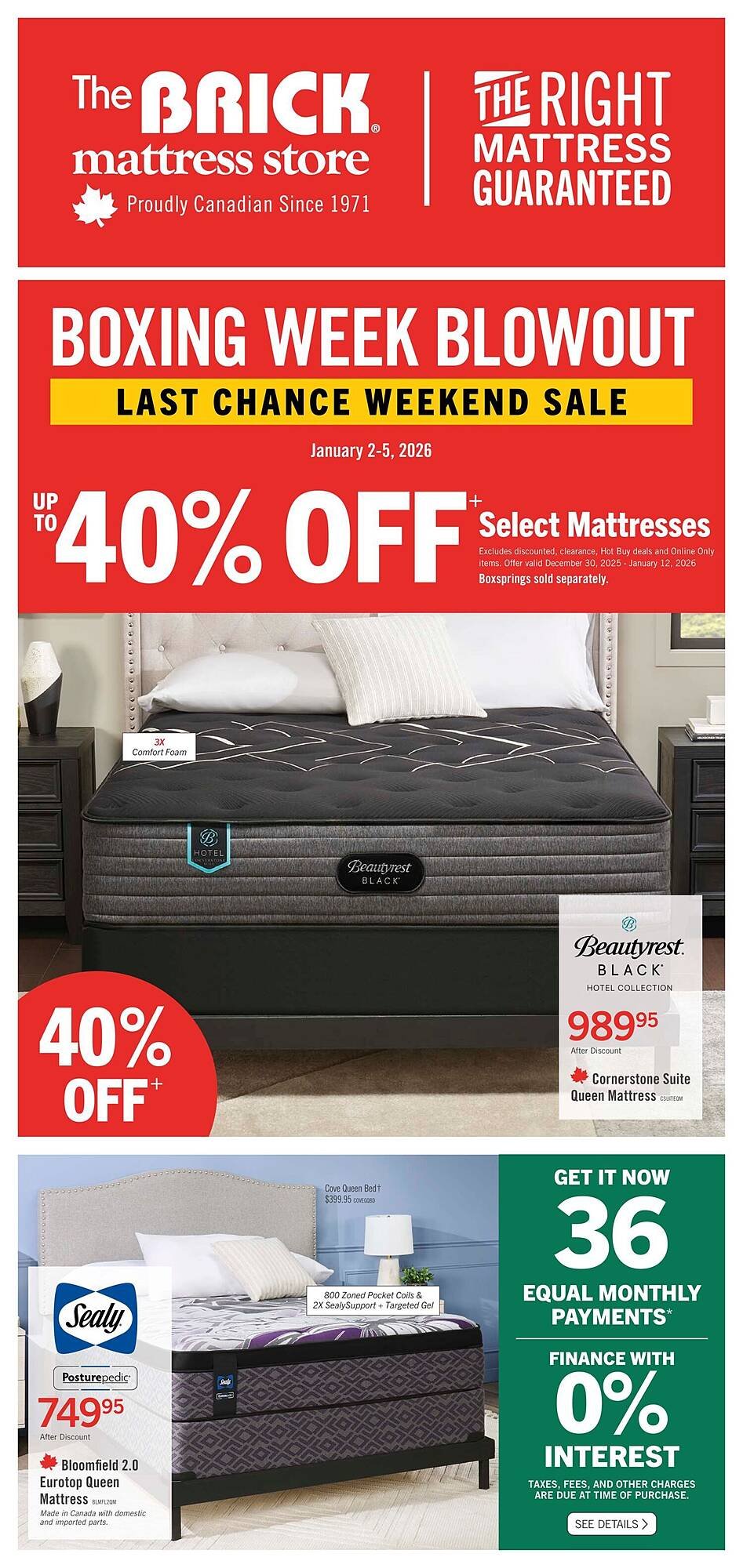 The Brick flyer (2025-12-30 - 2026-01-13) | 1