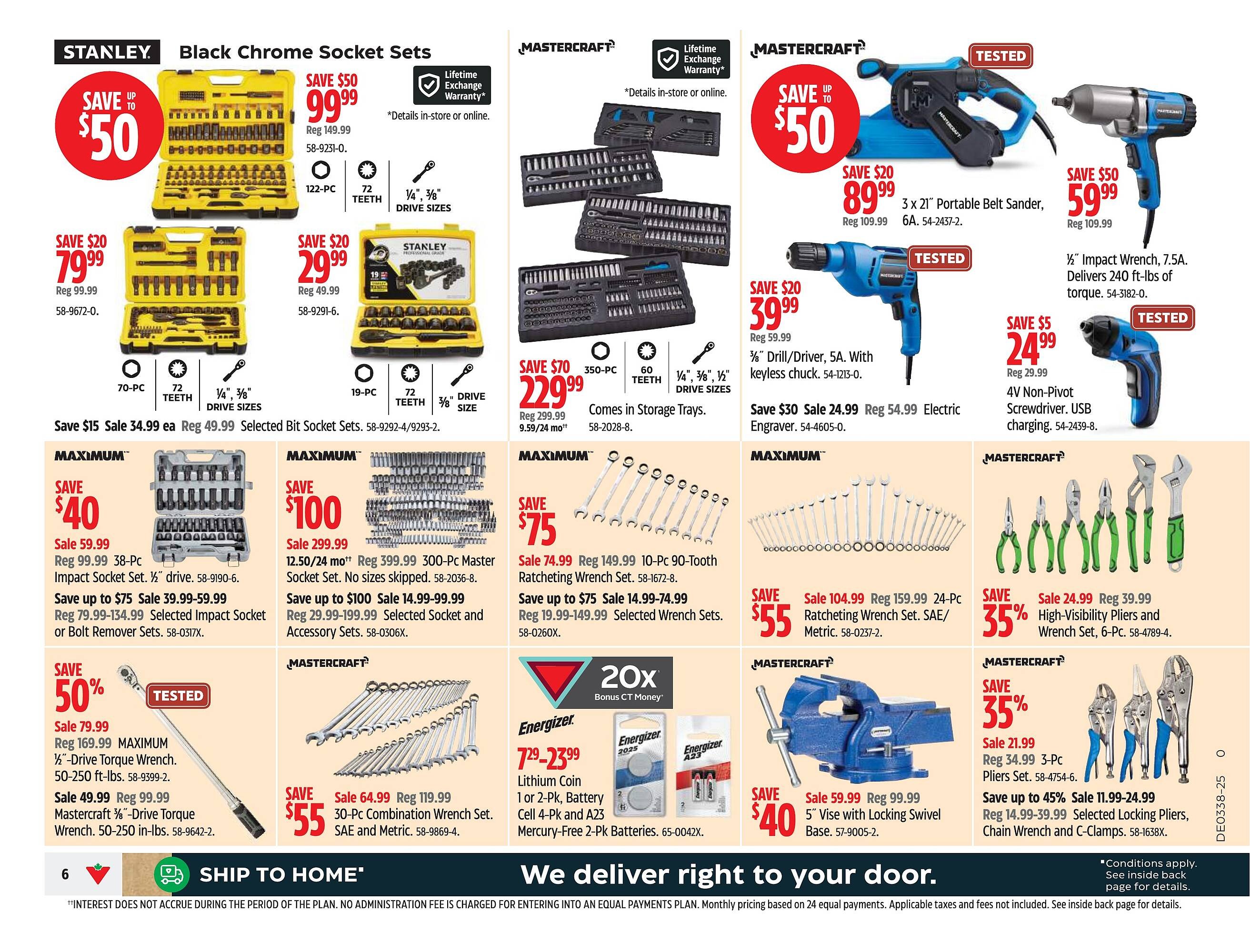 Canadian Tire flyer
