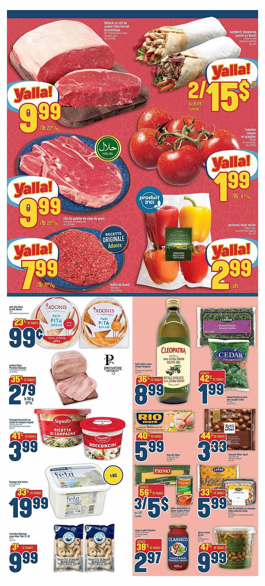 Marché Adonis flyer