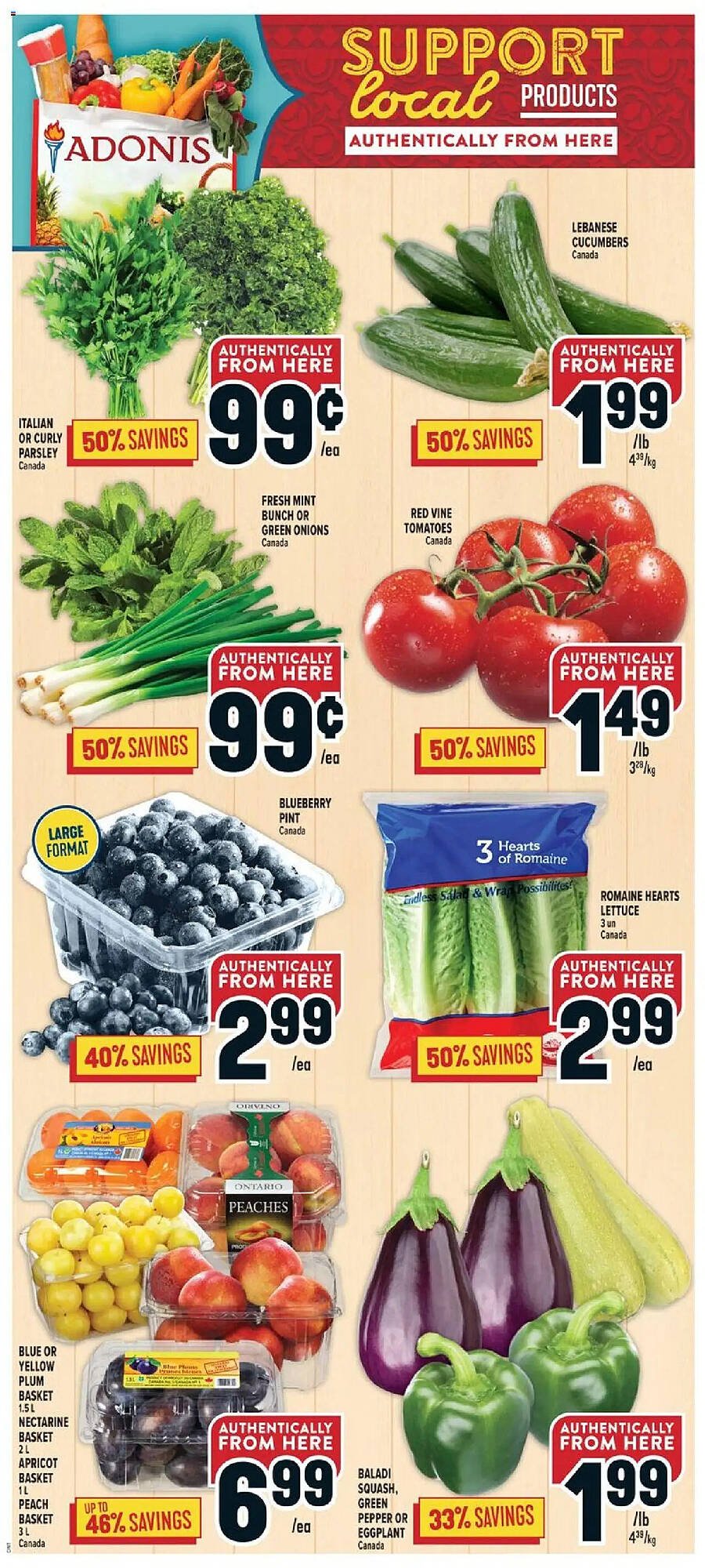 Marché Adonis flyer