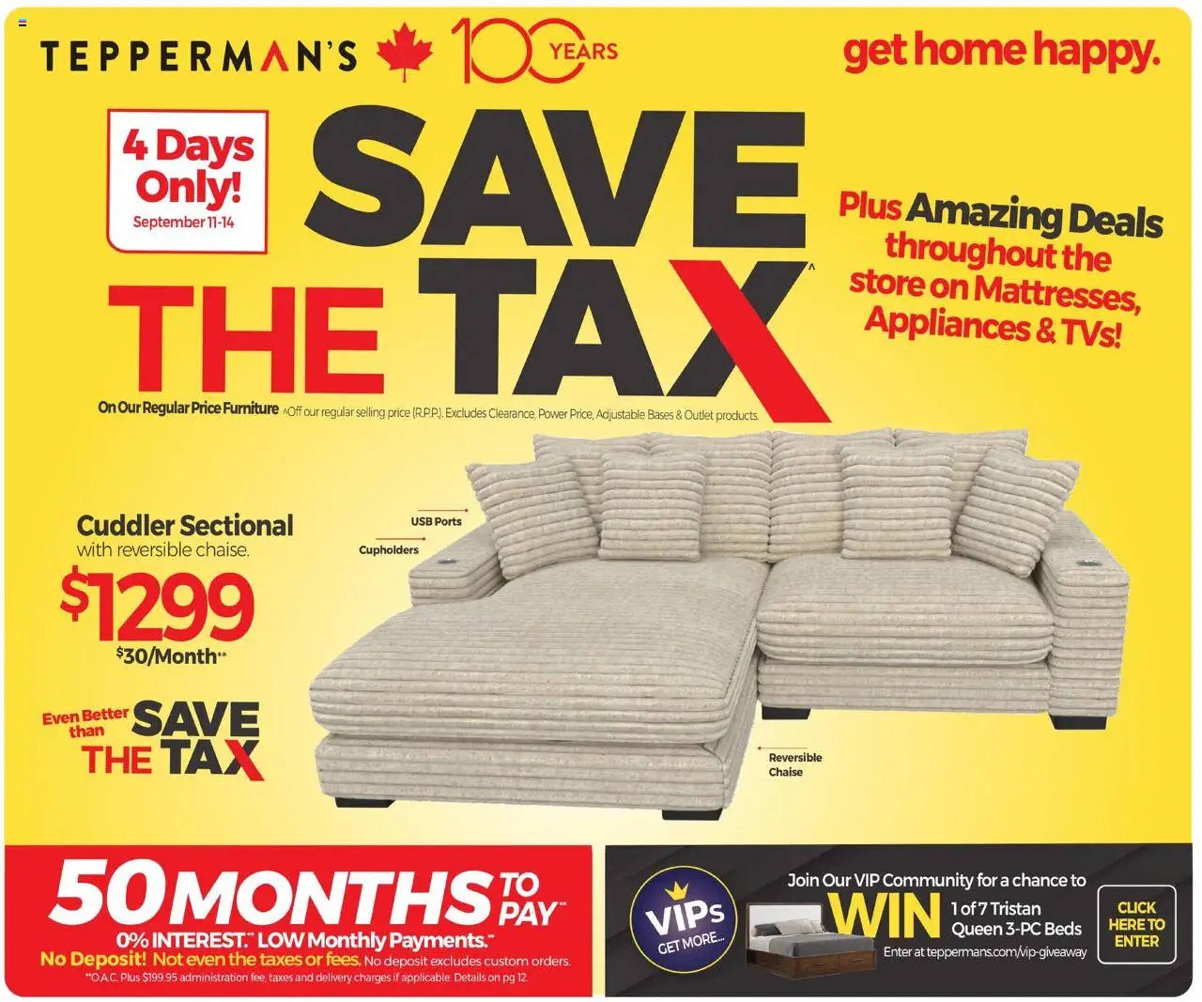 Tepperman's flyer