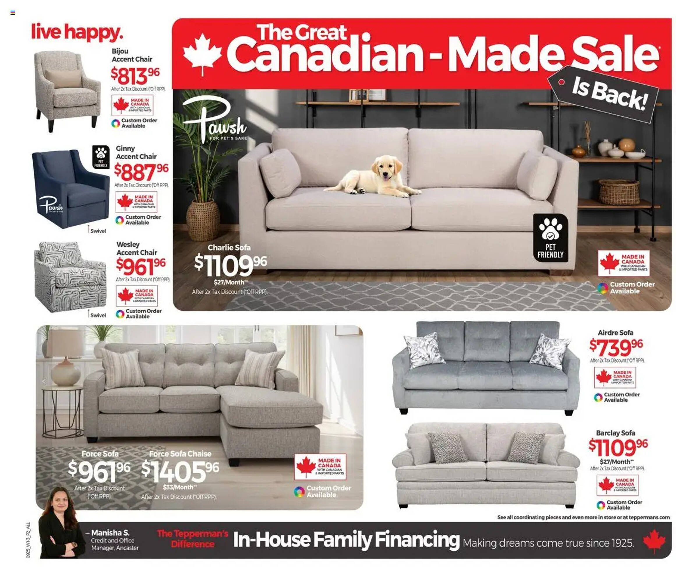 Tepperman's flyer