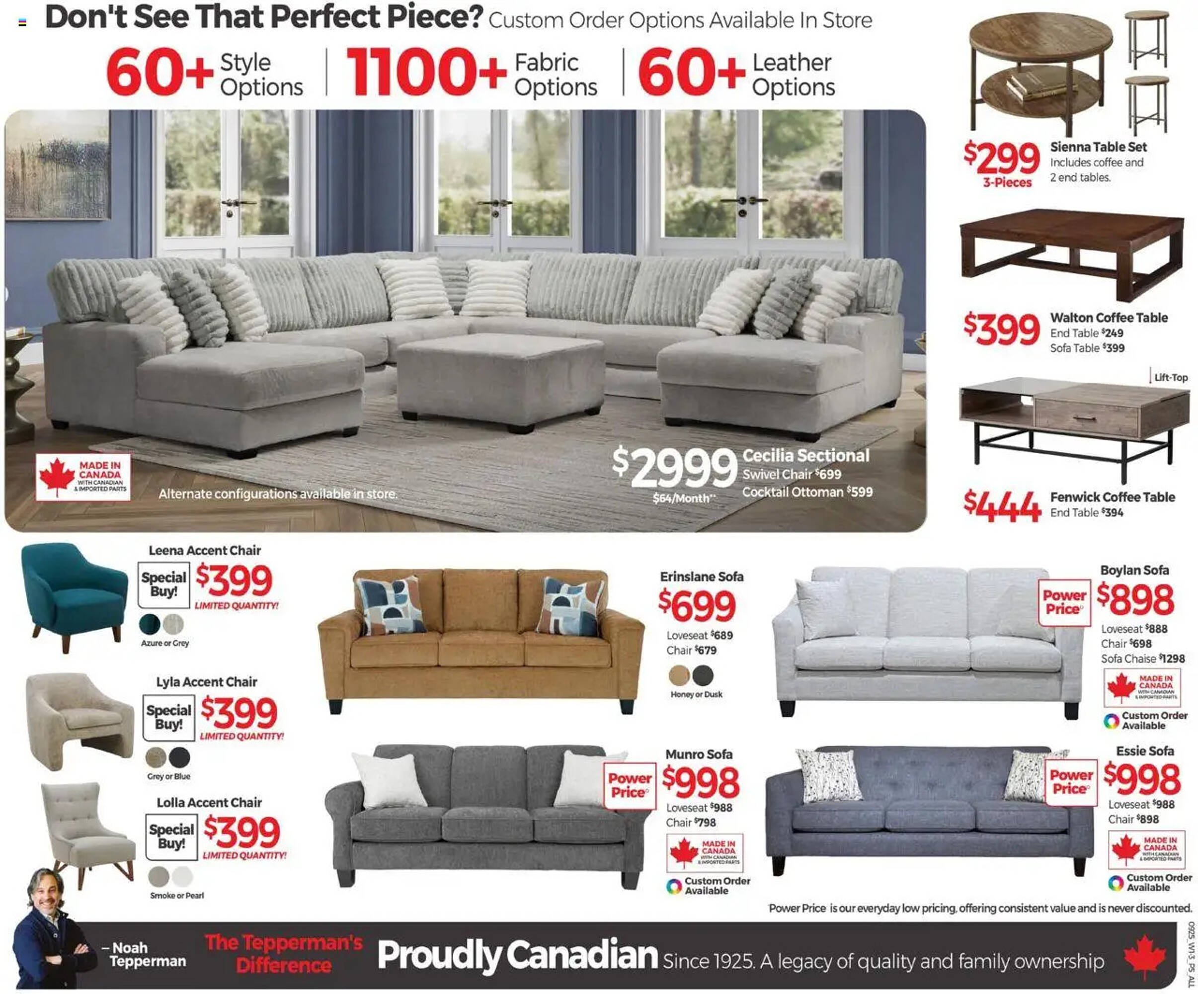 Tepperman's flyer