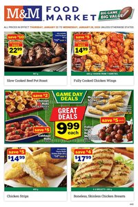 M &amp; M Food Market flyer