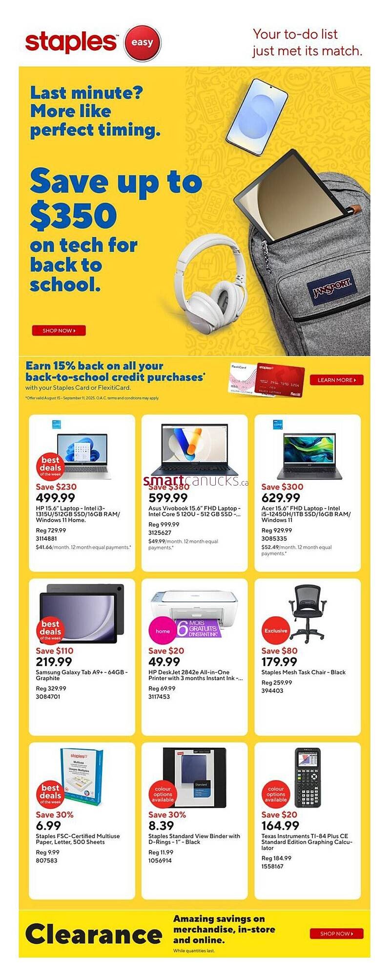 Staples flyer (2025-09-05 - 2025-09-11) | 1