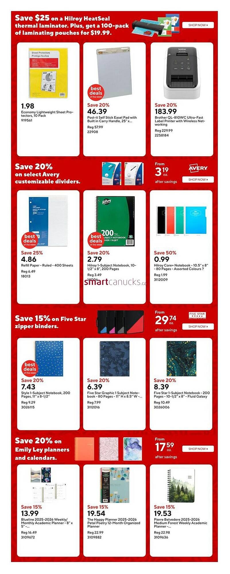 Staples flyer