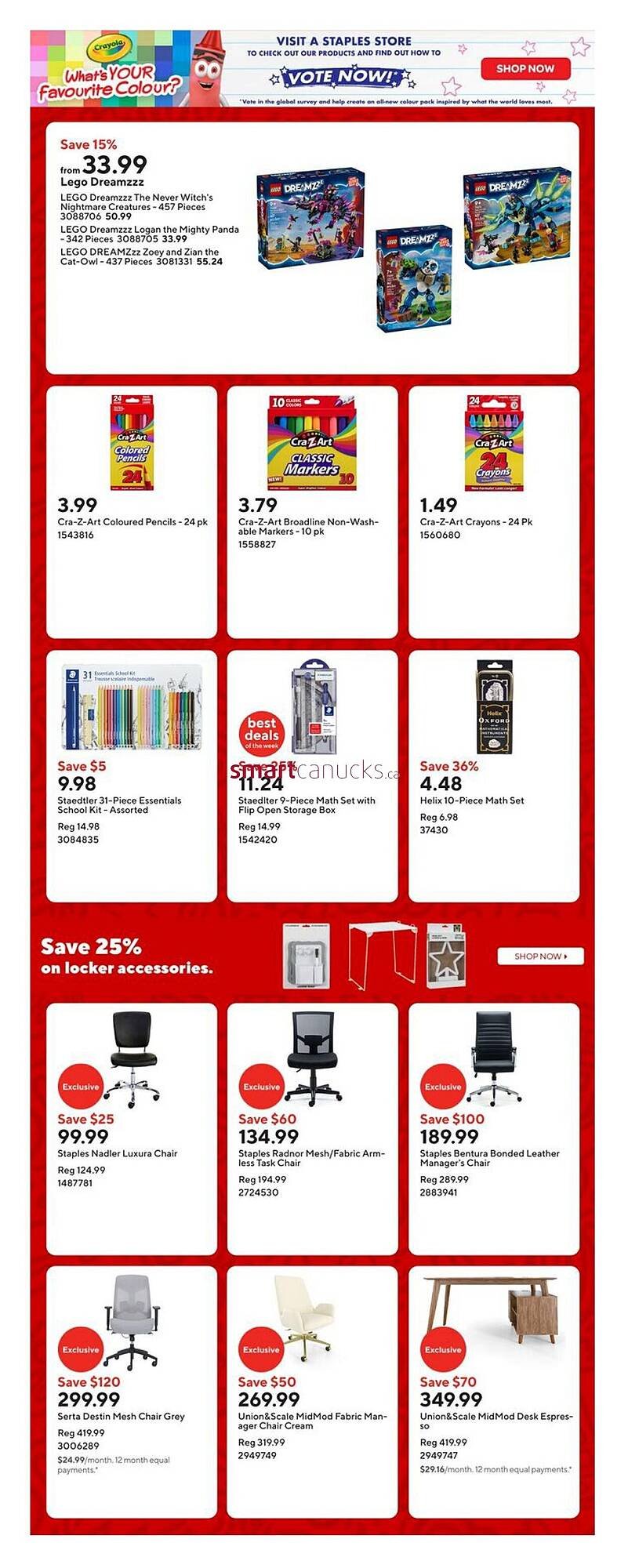 Staples flyer