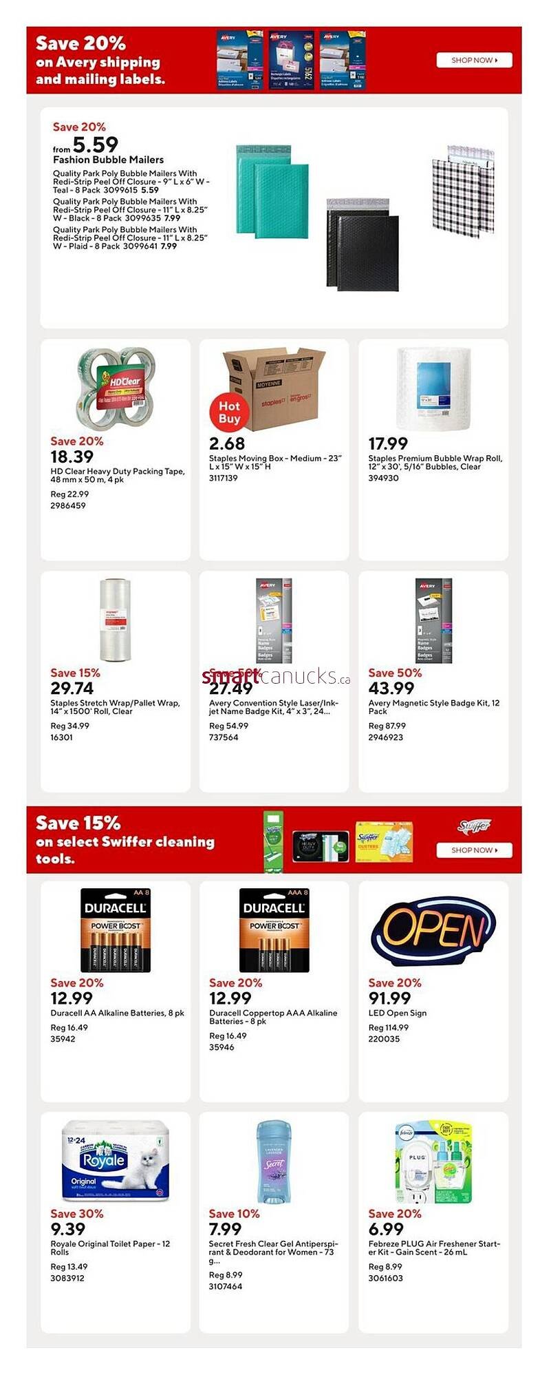 Staples flyer