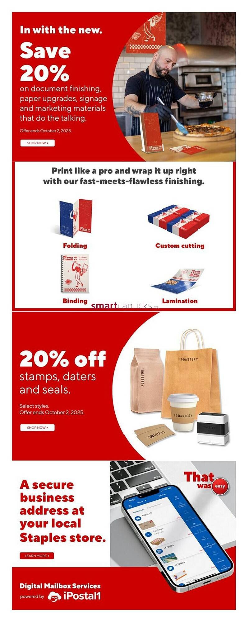 Staples flyer