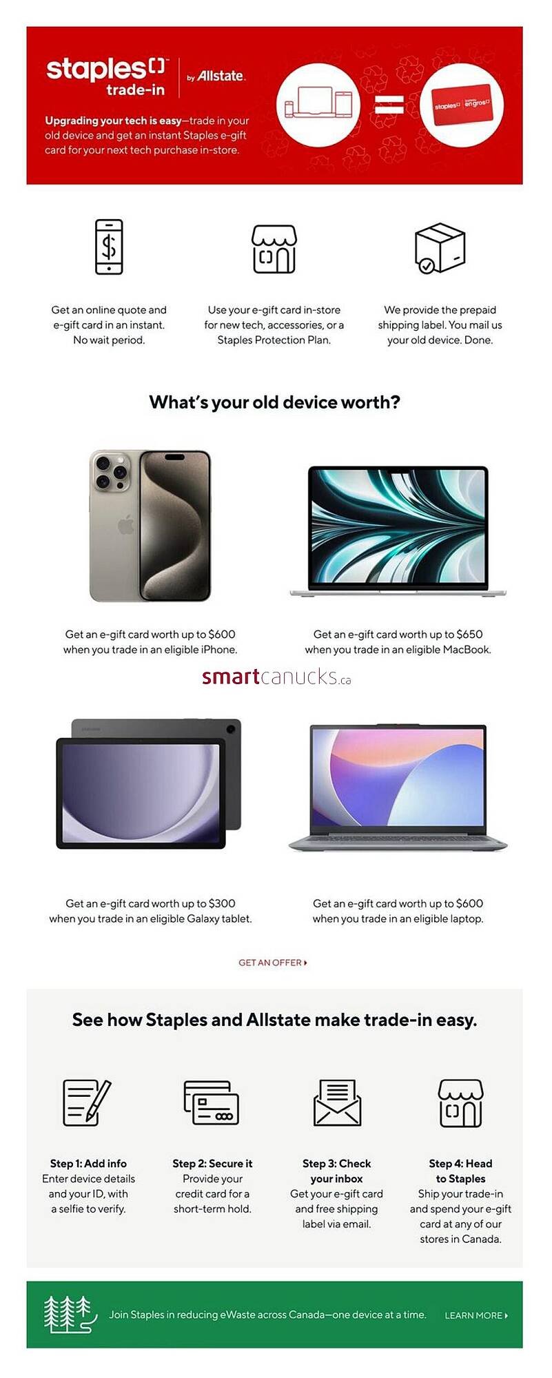 Staples flyer
