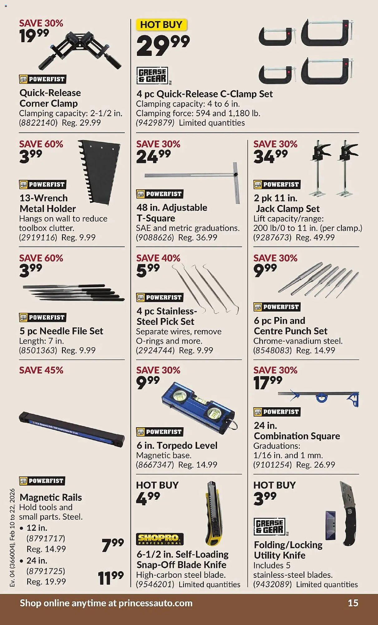 Princess Auto flyer (2026-02-10 - 2026-02-22) | 20