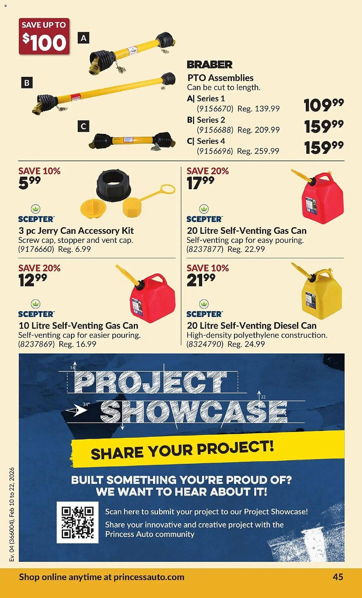 Princess Auto flyer (2026-02-10 - 2026-02-22) | 50