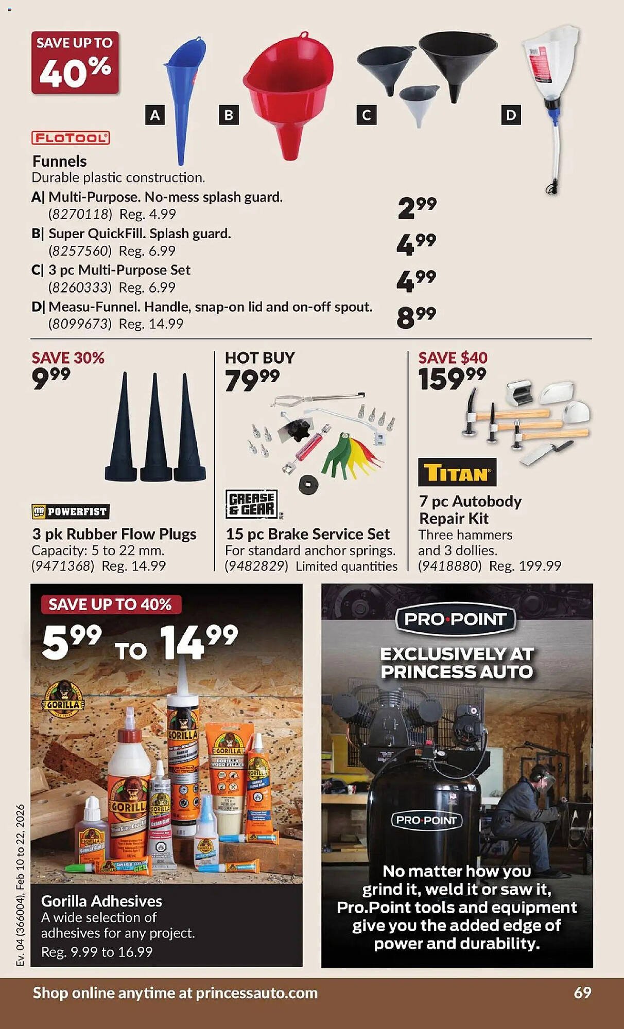 Princess Auto flyer (2026-02-10 - 2026-02-22) | 74