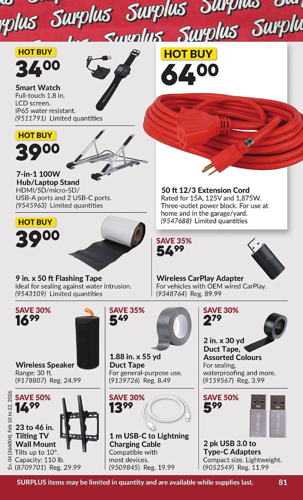 Princess Auto flyer (2026-02-10 - 2026-02-22) | 86