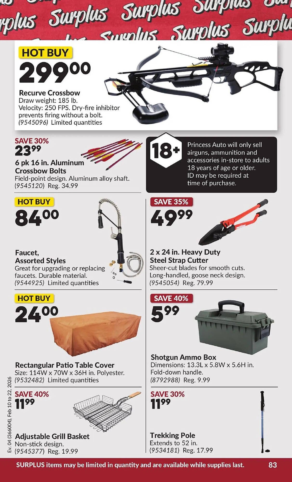 Princess Auto flyer (2026-02-10 - 2026-02-22) | 88