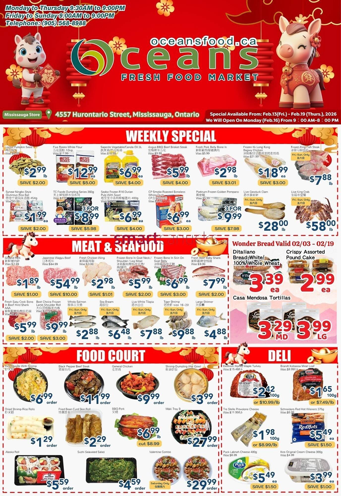 Oceans Fresh Food Market flyer (2026-02-13 - 2026-02-19) | 1
