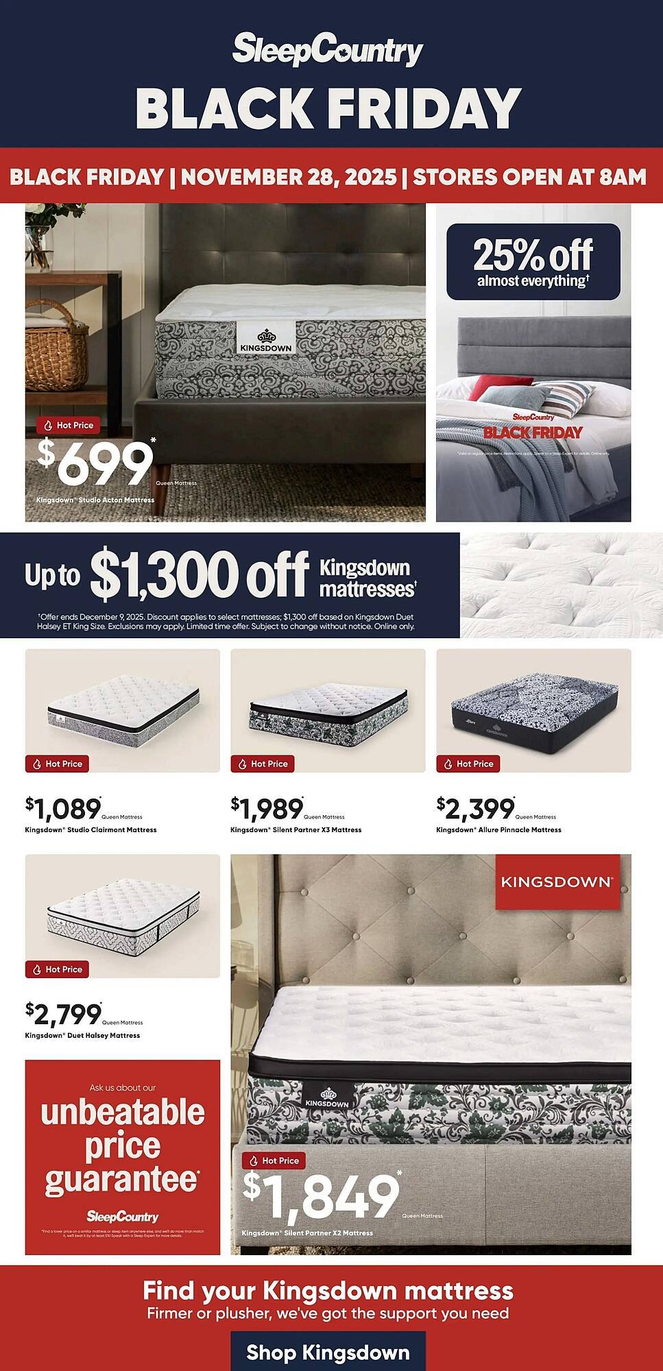 Sleep Country flyer (2025-11-23 - 2025-12-06) | 1