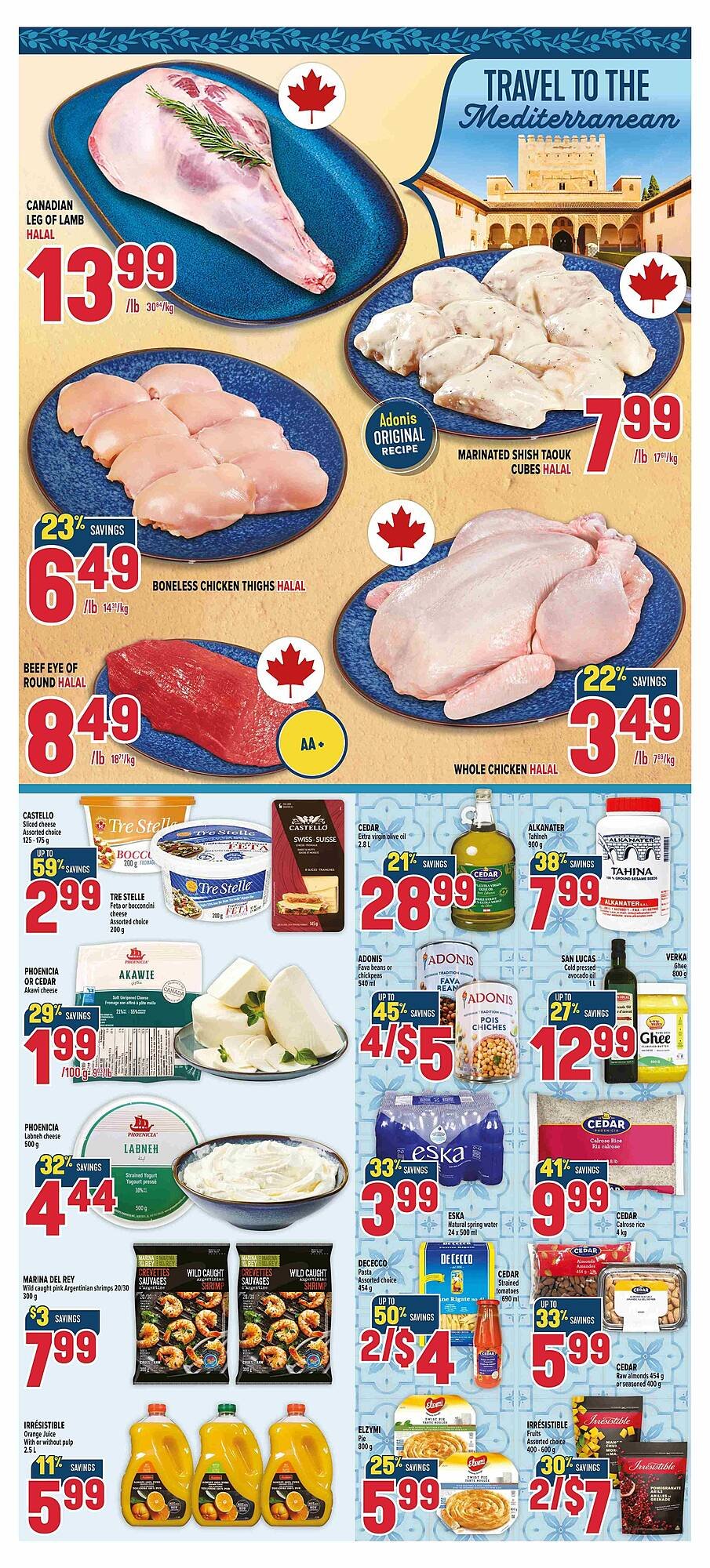 Marché Adonis flyer