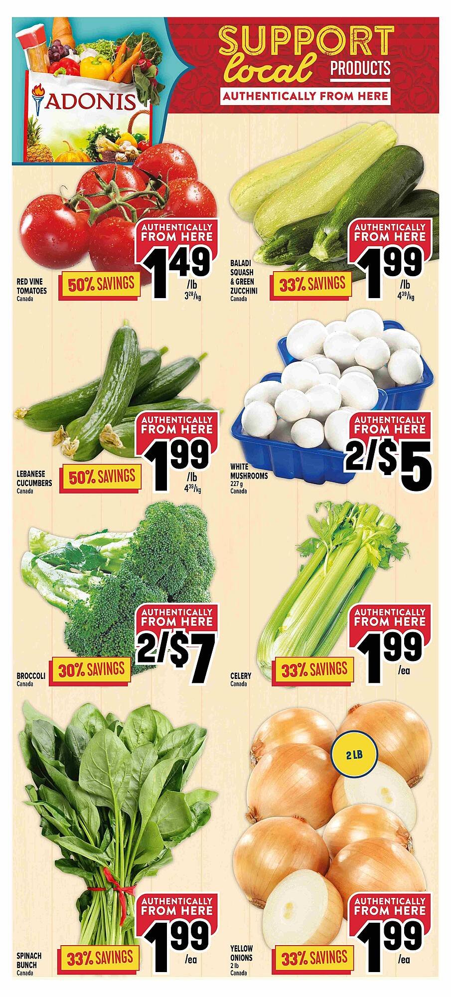 Marché Adonis flyer