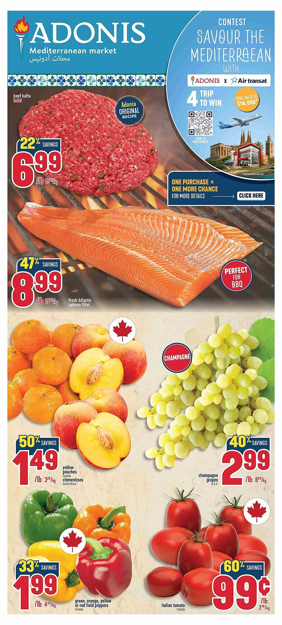 Marché Adonis flyer