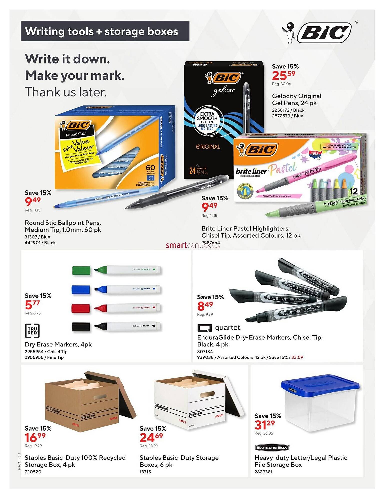 Staples flyer