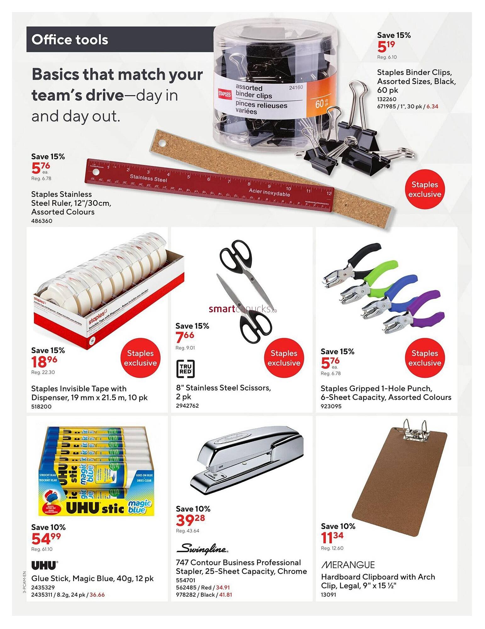 Staples flyer